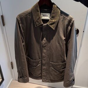 Buck Mason Men's Dark Brown Shirt Jacket